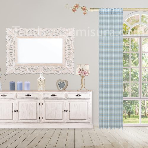 tende shabby scozzesi azzurre blanc mariclo