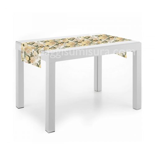 runner shabby a fiori gialli blanc mariclo