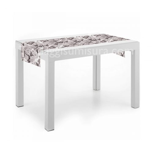 runner shabby a fiori grigi blanc mariclo